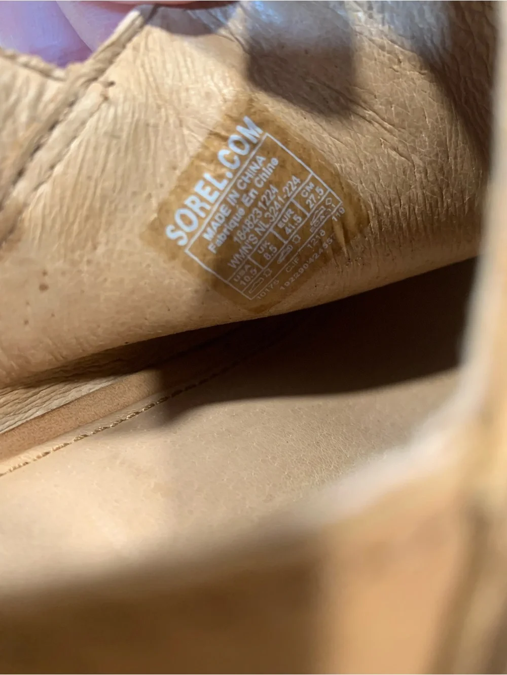 Sorel Tan Leather Open-Toe Slingback Block Heel Sandals